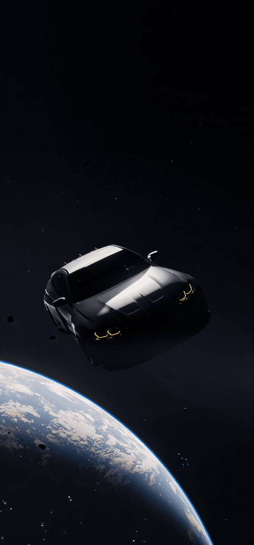 BMW in Space Wallpapers iPhone 4k