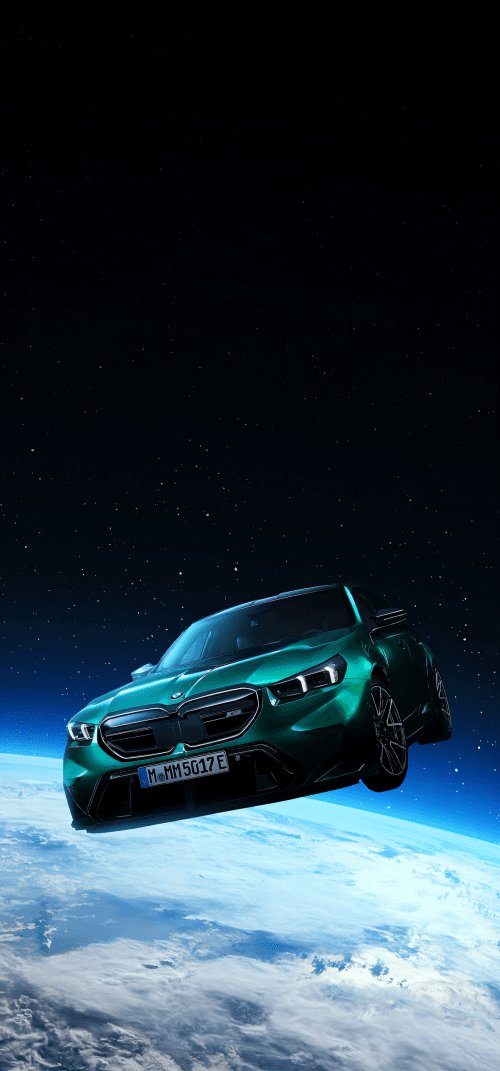 BMW in Space Wallpapers iPhone 4k