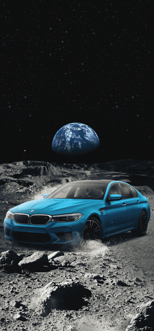 BMW in Space Wallpapers iPhone 4k