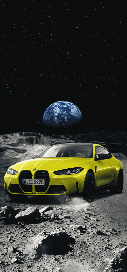 BMW in Space Wallpapers iPhone 4k
