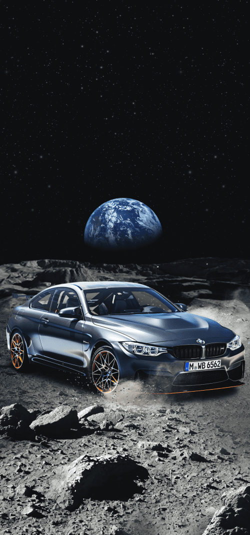 BMW in Space Wallpapers iPhone 4k