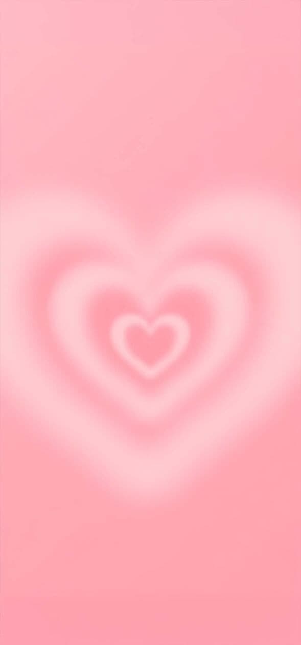 Pink Heart Aura HD iPhone Wallpapers