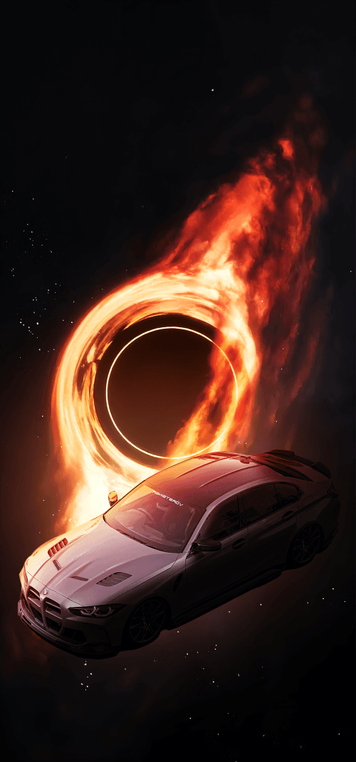 BMW in Space Wallpapers iPhone 4k